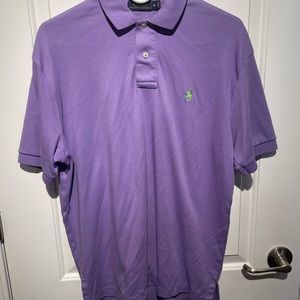 Men’s Short Sleeve Medium Polo Purple Great Condt.
